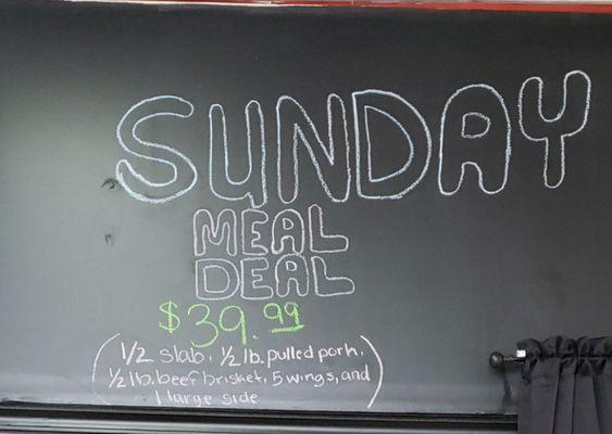 Sunday Meal Deal