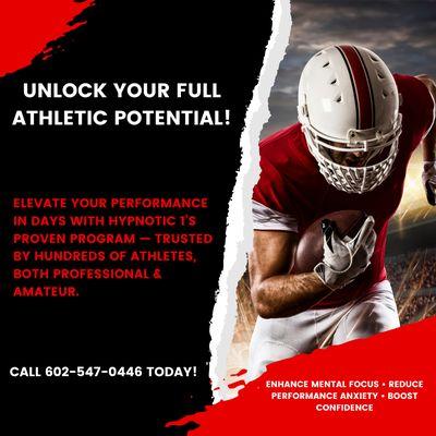 Ready to take your athletic performance to the next level?  Whether you're a professional or amateur athlete, we can help. Call now!