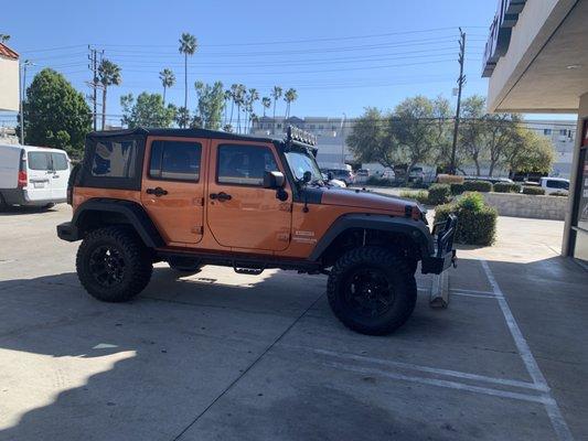 4 in lift kit and 35 in tires