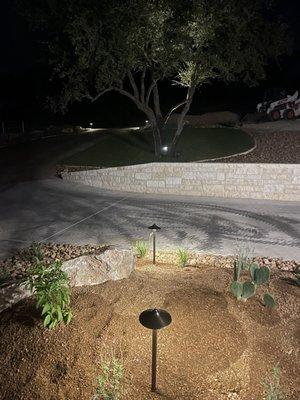 Landscape Lighting Moore irrigation and Drips