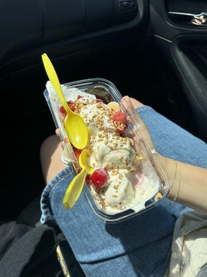 Banana Split Sundae