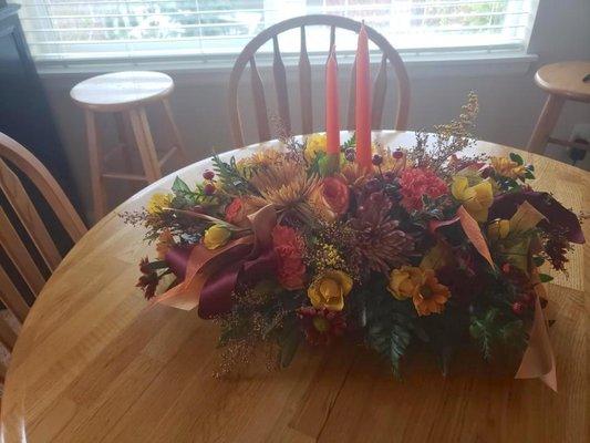 Thanksgiving Centerpiece arrangement