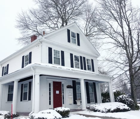 Check out our new office! We've got this beautiful old farm house all to our selves.