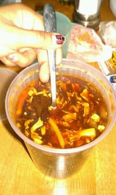 Large hot and sour soup