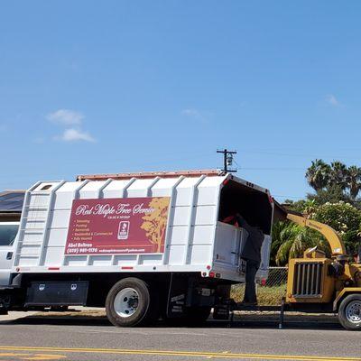 They have their own woodchipper too