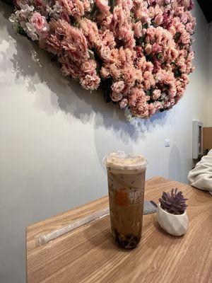 Brown sugar boba milk tea