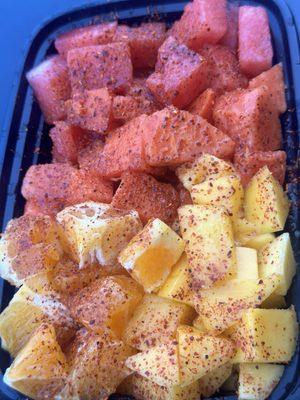 Fruit oranges, watermelon and mango