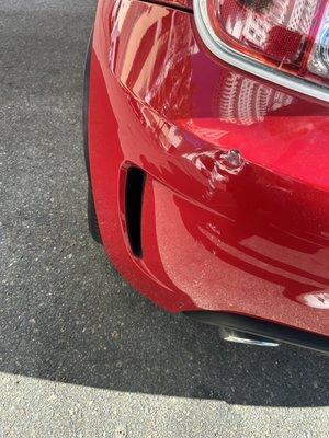 Plastic bumper repair