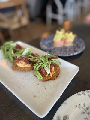 Fried green tomatoes