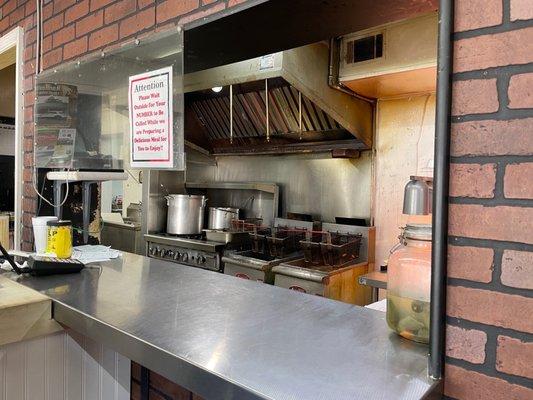 View into the kitchen