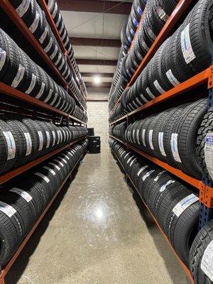 Hundreds of tires in stock including many name brands