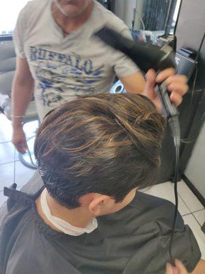 Sometimes a teenager needs a New Look. Highlights for men.