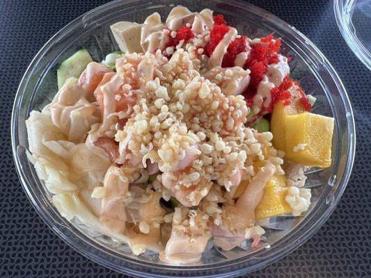 Build Your Own 1/2 and 1/2 Poke Bowl