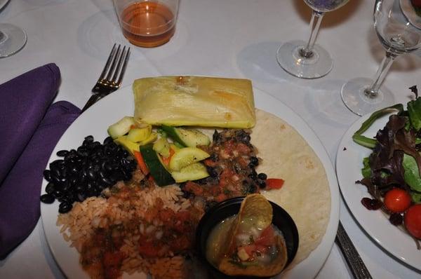 Food from Mexican buffet at 10/15/2011 wedding.