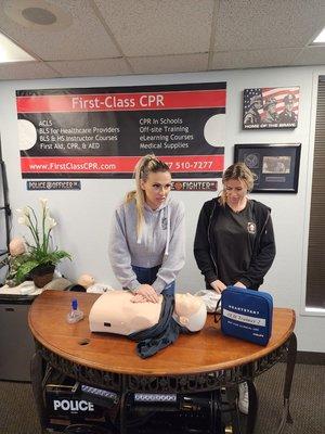 CPR training