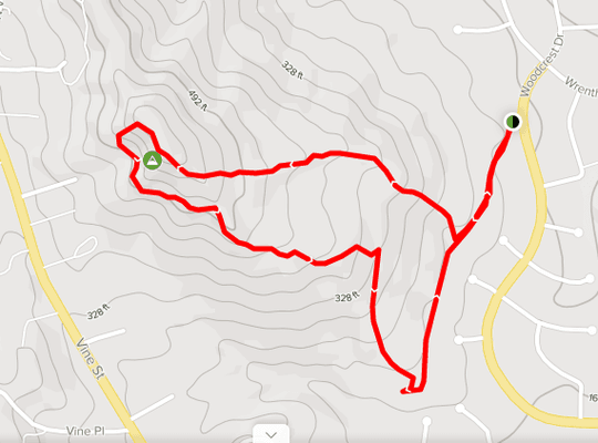 Old Rocky Trail map