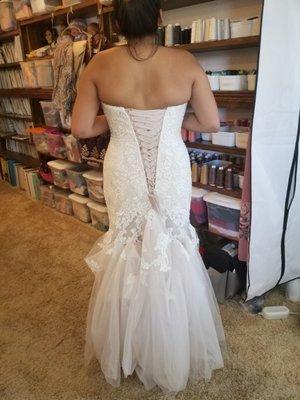 Bustle for a wedding dress