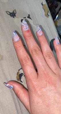 My actual nails that Tom did!