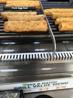 Hot egg rolls