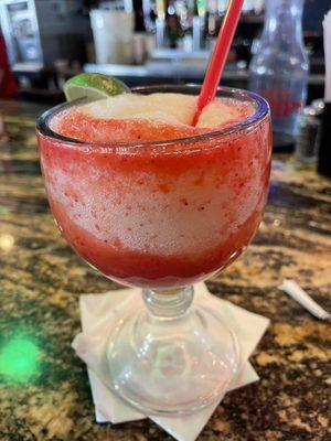 Strawberry frozen margarita