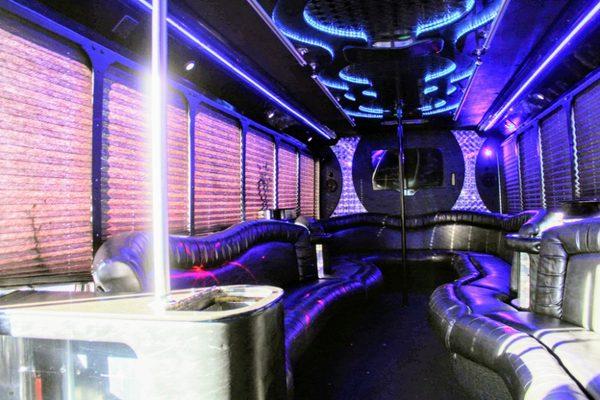 Party bus during the daytime