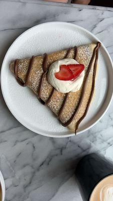 Nutella & Strawberry Crepe