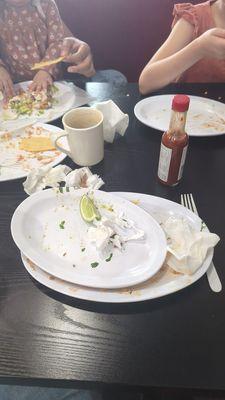 Picky eaters cleaned the plates