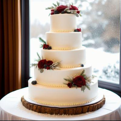 Custom Wedding cake in dallas by delicious cakes