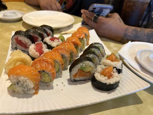 Tuna Roll - Alaska Roll - Salmon Roll