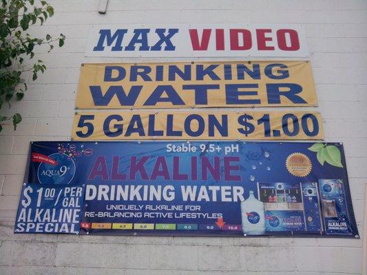 Alkaline & Purified Water Available!