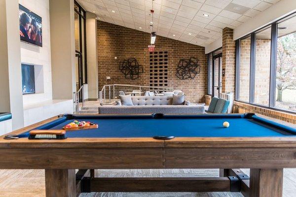 Play a game of pool in our resident club room!