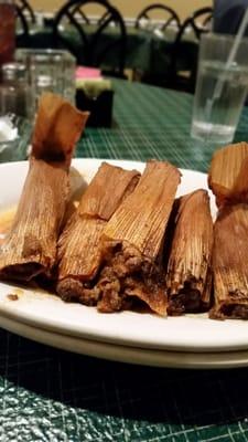 Hot tamales. Delicious!