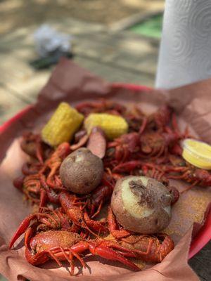 2lbs crawfish.