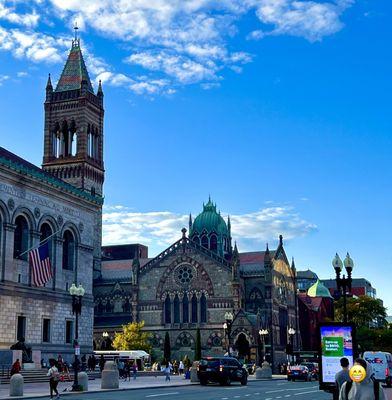 Gorgeous historic church in Copley Square - can't miss it!