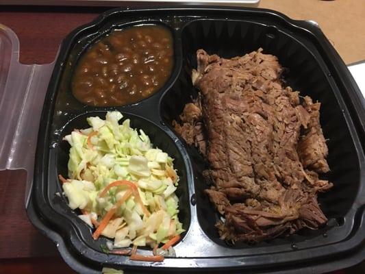 BBQ Brisket with 2 slides to choose, Take-out