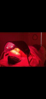 Karuna's Custom Facial includes Celluma's Red Light!