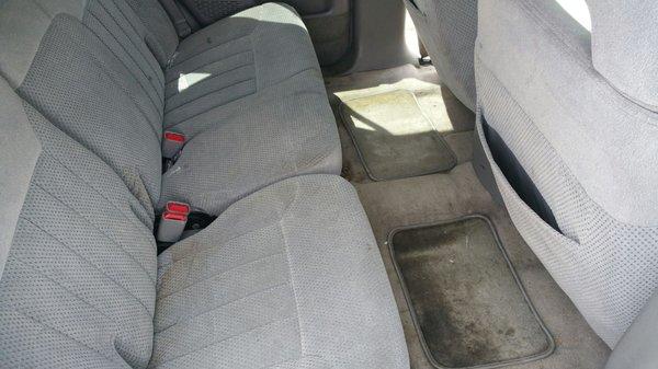 Rear seat before