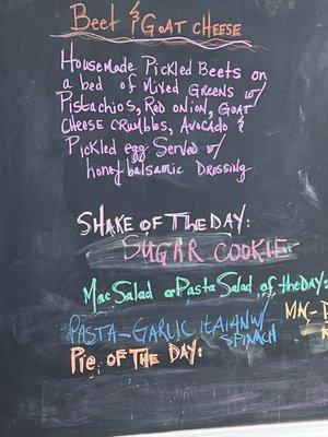 Specials of the day