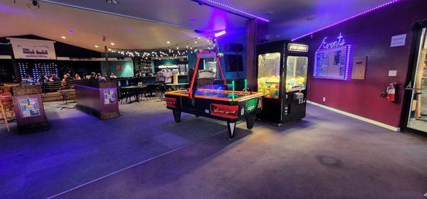 Some obviously already well loved but still great games the bar and stage area