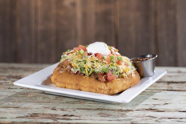 Lucky Star Indian Taco - Get it at The Rez in Concho!