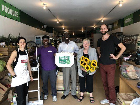 Ebrima Kanuteh, MBA, from visited in September 2018. They are forming 2 food co-ops in Tennessee. He represents Memphis.