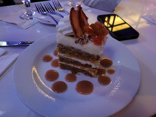 Moist and delicious carrot cake