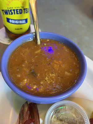 Cup of Seafood Gumbo - Delicious