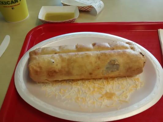 Now that's a huge deep fried California Burrito