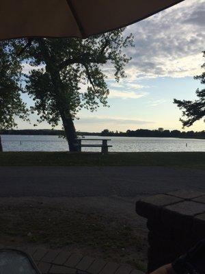 The lake from P J's deck