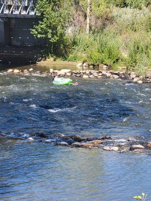 Tubing is very popular. Fam managed with a lounge float we bought at local Walmart for our wkend trip (9/4/22)