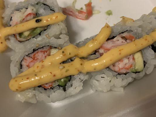 Spicy California roll