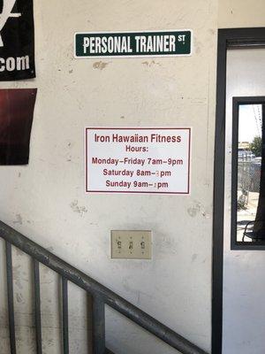 Iron hawaiian fitness Hours *7/26/19 Friday