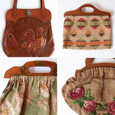 Textile and Leather Handbags