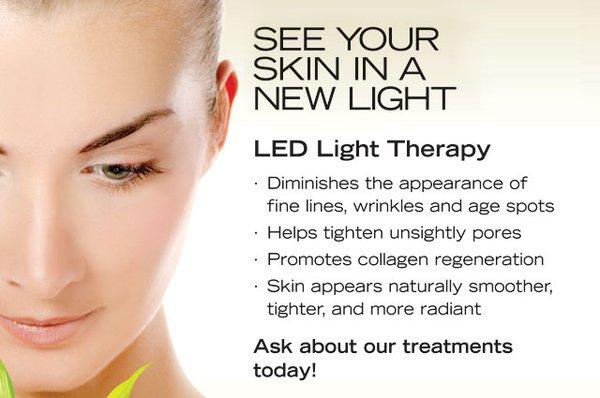 Led Light Treatments Available #radiantskin #ledlight